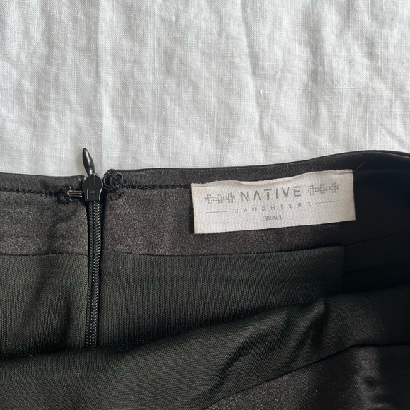 Black “satin” Mini Skirt - Picture 4 of 5